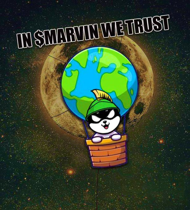 justin_nft1's tweet photo. This #MarvinInu is the #memecoin that attracts everyone at the moment🤩 Don’t be left out of this #Marvin, Invest now🤩💰💯🚀 $Marvin is the best thing that can happen to you when it comes to making 💥 https://t.co/rz7qqJs6It https://t.co/8dKvgw6uMK #BSCgems #BSC #gem #NFTs https://t.co/RpEEknDUrG