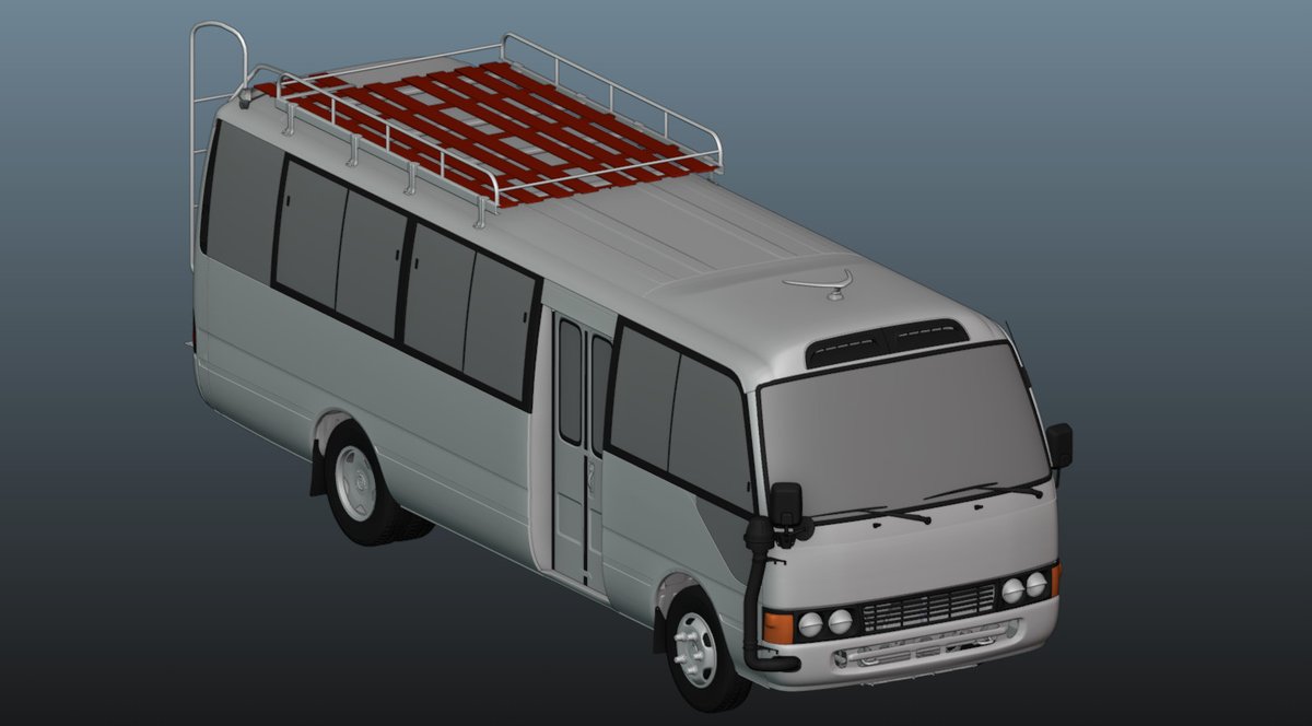 xteam507's tweet photo. Toyota Coaster 3D https://t.co/oKHQtsGBPX