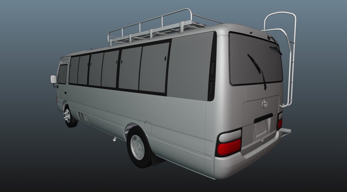 xteam507's tweet photo. Toyota Coaster 3D https://t.co/oKHQtsGBPX