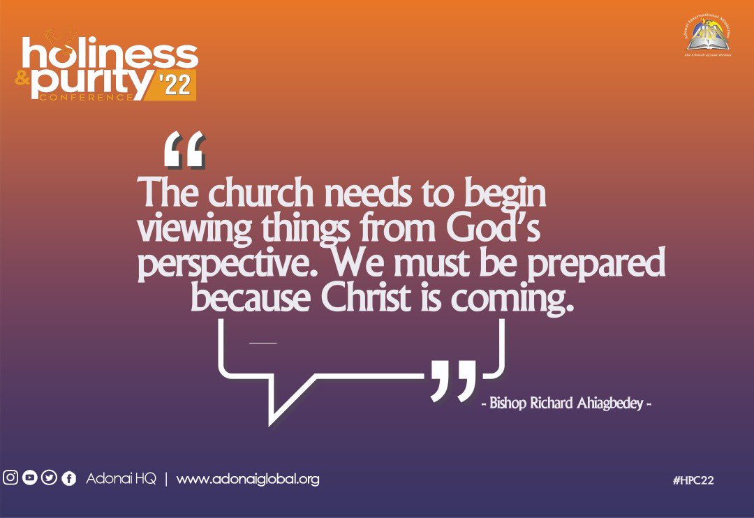 adonai_hq's tweet photo. Highlights of Day 1 of Holiness and Purity Conference #HPC22. https://t.co/uQypviNVZt