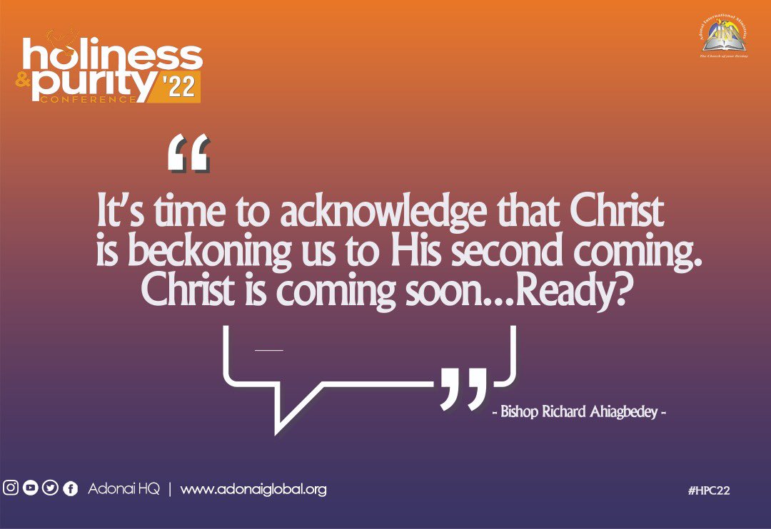 adonai_hq's tweet photo. Highlights of Day 1 of Holiness and Purity Conference #HPC22. https://t.co/uQypviNVZt