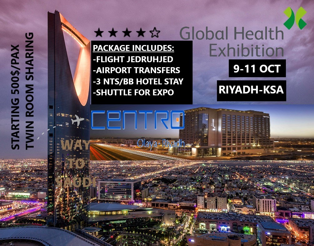 Global Health Exhibition 9 - 11 OCT 2022 In Riyadh.