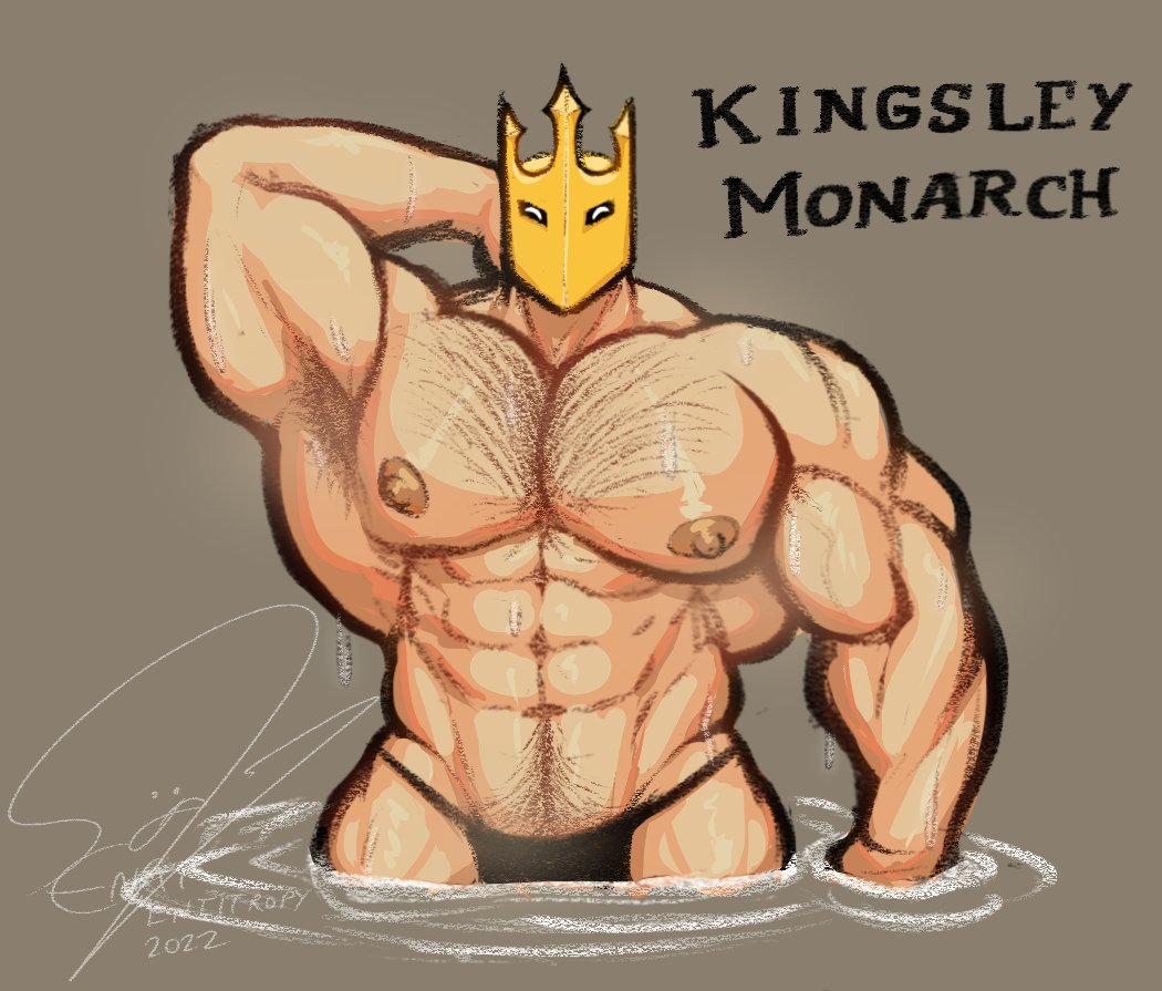 Entitropy's tweet image. Meet my new oc! Kingsley Monarch!

The helmet IS his head uwu
#Entitropy #KingsleyMonarch