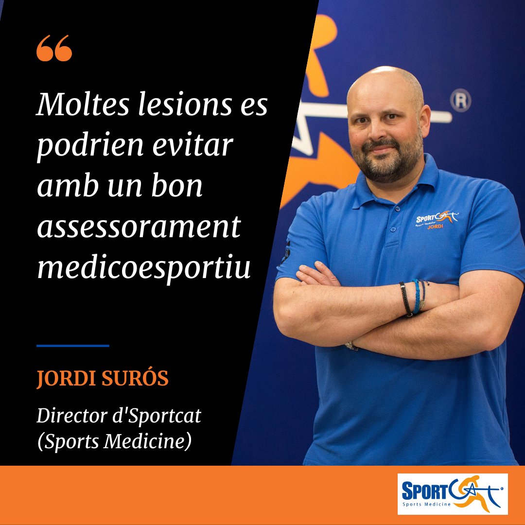 🗣 «Sovint, les lesions són per repetició del gest esportiu, males tècniques esportives, sobreentrenaments o problemes biomecànics. Amb un bon assessorament medicoesportiu, moltes es podrien preveure i evitar»

👨‍⚕ Ho diu el nostre director, <a href="/DrJordiSuros/">Jordi Surós Romagós</a> 

#sportcat #girona