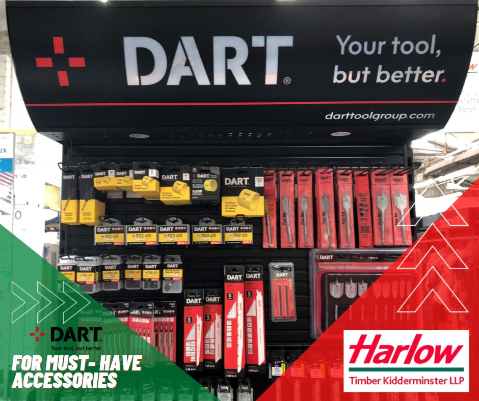 For all the latest discounts on DART products call in to our Timber Centre now for more information. Call us on 01562 512860.