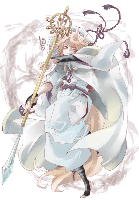 自分でわかってる。困るとすぐケモ耳にしたり和装っぽくしてしまうのを。 #オリジナル  #オリジナルキャラクター    #オリジナルイラスト  #イラスト 