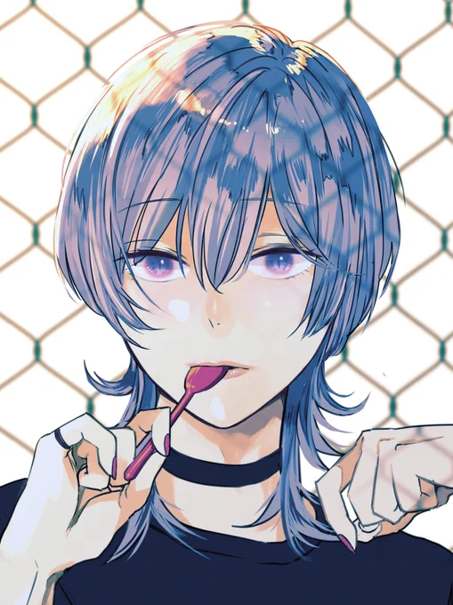 エモーショナルを咥える#フリーアイコン#フリーアイコン男の子 