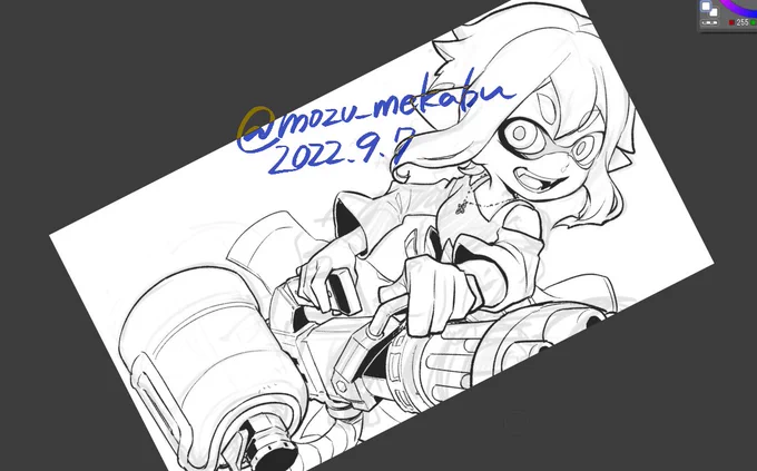 スプラ3たのしみだねの絵 