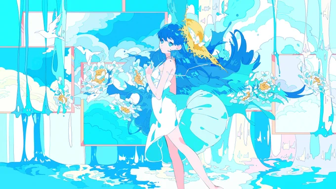 #イラスト「イベリス」 