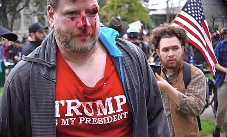 billysandytodd's tweet photo. .@TheDemocrats beat up Trump supporters for years.
Democrats are in fact the fascists. https://t.co/Gc0ilWawqf