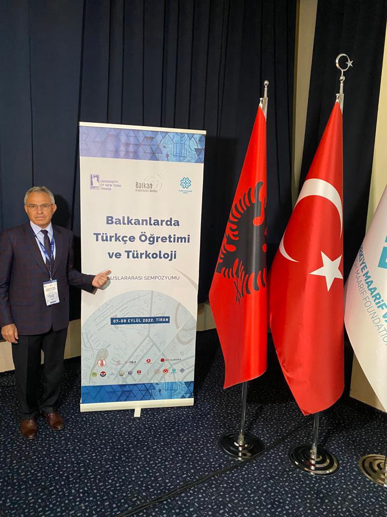 Tiran New York Üniversitesi Balkan Araştırmaları Merkezi işbirliğinde paydaşı olduğumuz ve 07-09 Eylül 2022 tarihleri arasında Tiranda yapılan “Balkanlarda Türkçe Öğretimi ve Türkoloji Uluslararası Sempozyumuna” katıldık.

bit.ly/3BjpaSZ