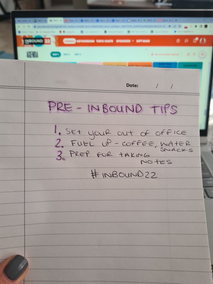 LaurenZiz's tweet photo. 🤩 Pre-INBOUND PSA 🤩

@INBOUND @SpitfireInbound #INBOUND22 #spitfireinbound https://t.co/PijTpv2jUK