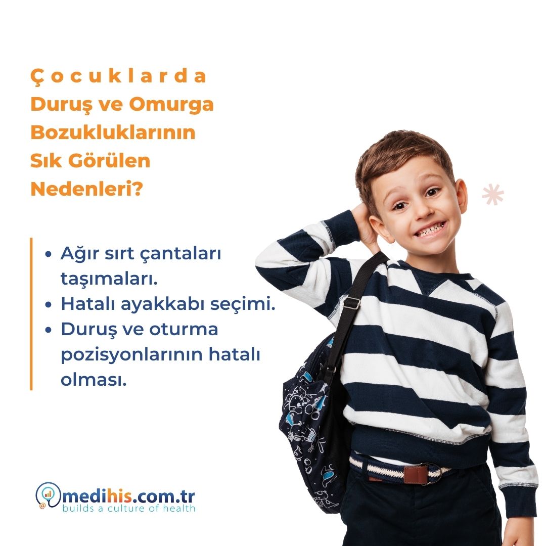 medihiscomtr's tweet photo. Çocuklarda Duruş ve Omurga Bozukluklarının Sık Görülen Nedenleri
-Ağır sırt çantaları taşımaları,
-Hatalı ayakkabı seçimi,
-Duruş ve oturma pozisyonlarının hatalı olması.

#çocuklardaduruşbozuklukları #çocuklardaomurgasorunları #duruşbozuklukları https://t.co/9lYOp5N7tY