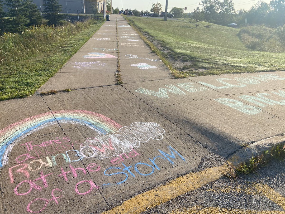 MRHSMustangs's tweet photo. Beautiful first day of school in the Musquodoboit Valley!   Our students did a fantastic job with our welcome messages! @MRHSMustangs @HRCE_NS https://t.co/Sq57OhoTKb