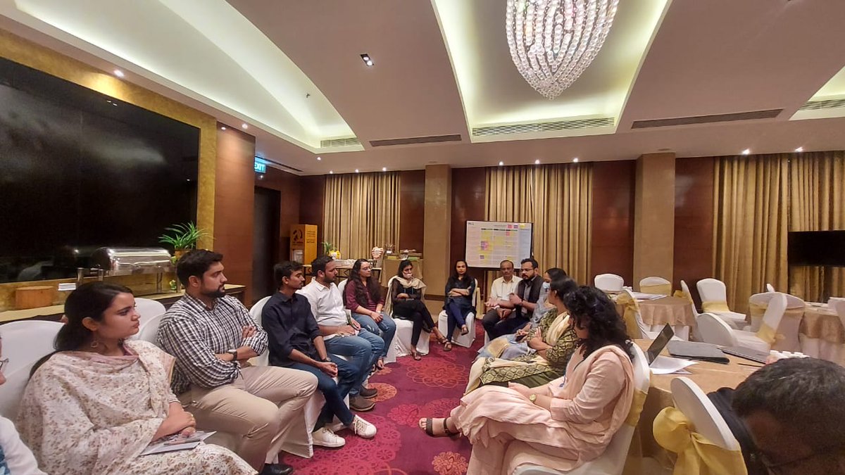 C3_NIUA's tweet photo. C-Cube organized the first in-person #CPIN event in #Ahmedabad. The discussion focused on the future mode of engagement, #datainitiatives in cities by members, development of #knowledgeproducts and #citizenawareness campaigns.
#C3actions #ClimateProIndia #climateactions https://t.co/OqkVi3WeT3