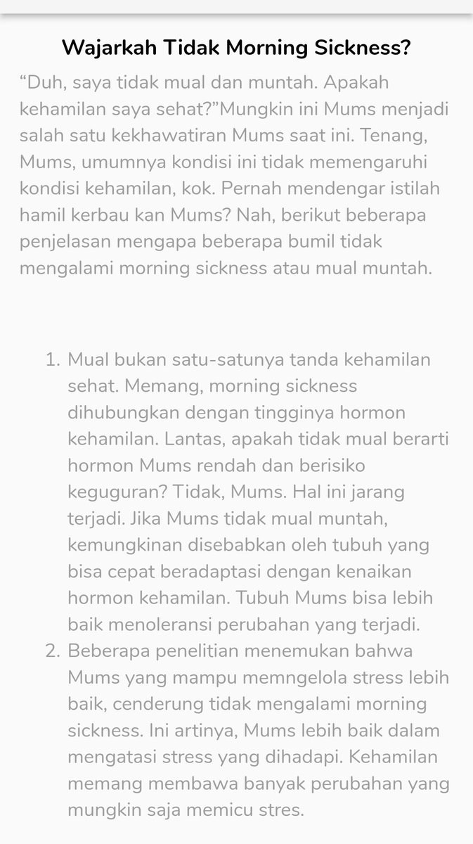 ChrisSitorus's tweet photo. Nggak mengalami morning sickness pas hamil itu wajar. ❤ https://t.co/LU3ttj0LpI