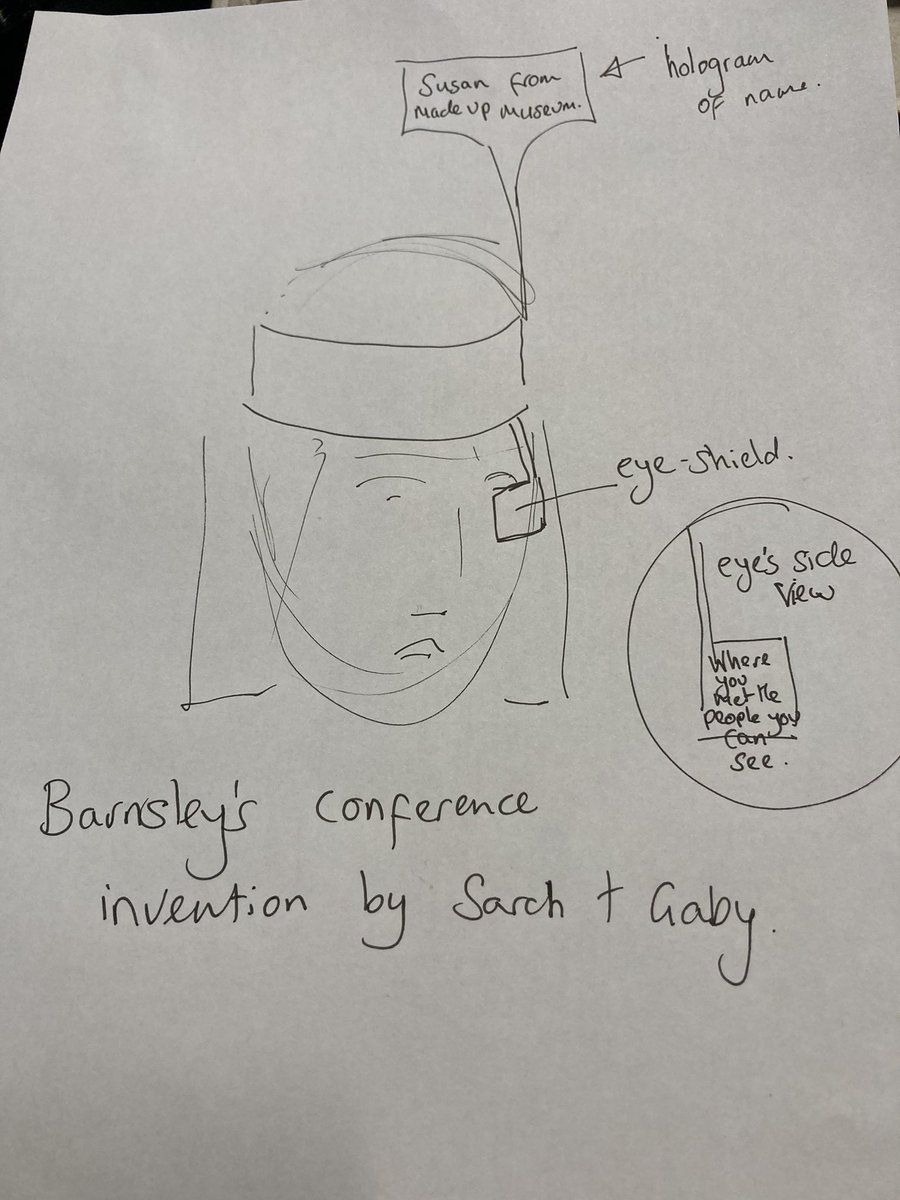 Having a brilliant morning at #GEMConference2022 after 3 years of missing it. Gaby and I have created a conference essential invention- perhaps we can make one at Museum of Making?