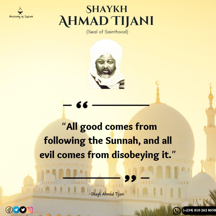 Anatomy of sufism on Twitter "One day, someone came to greet him and once in Shaykh Ahmad