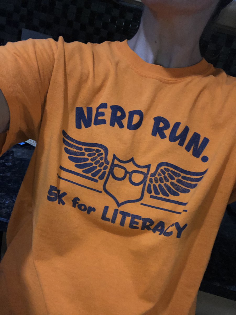 Teacher_AWebb's tweet image. Ahhhhh, this shirt brings back some great memories. Missing #nerdcampmi and the #nerdrun @nErDcampMI @colbysharp made me wonder about your run streak? How many days?