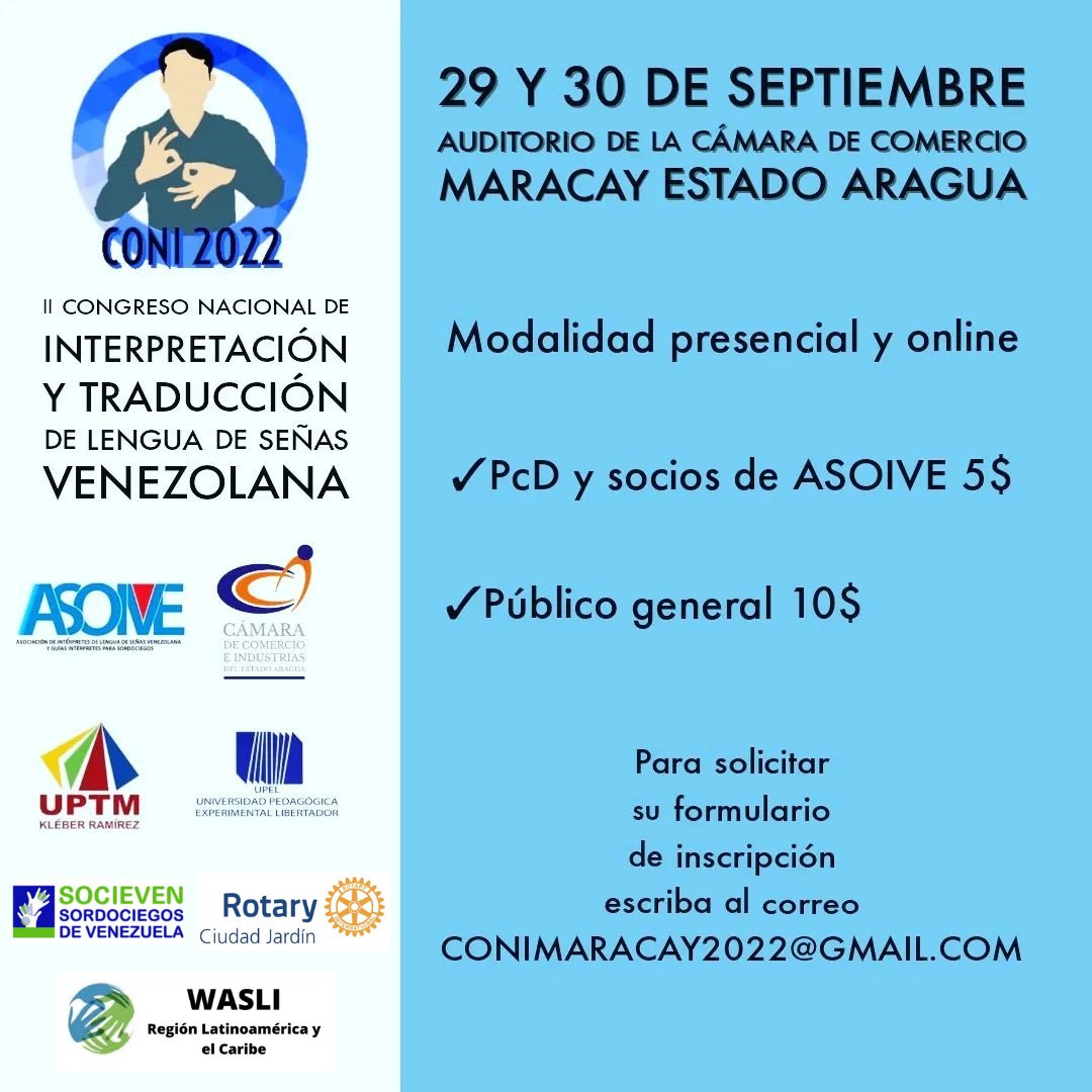 congresoitlsv's tweet photo. ¡Apúrate! no te quedes sin tu cupo... recuerda que tenemos aforo limitado de manera presencial. Y si no puedes desplazarte hasta Maracay, también puedes estar de manera virtual a través de Zoom. Envíanos un correo con tus inquietudes y te responderemos a la brevedad posible https://t.co/Q7mN7PTOnX