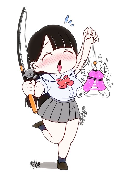 活きがいいの釣れたよ〜♡ 