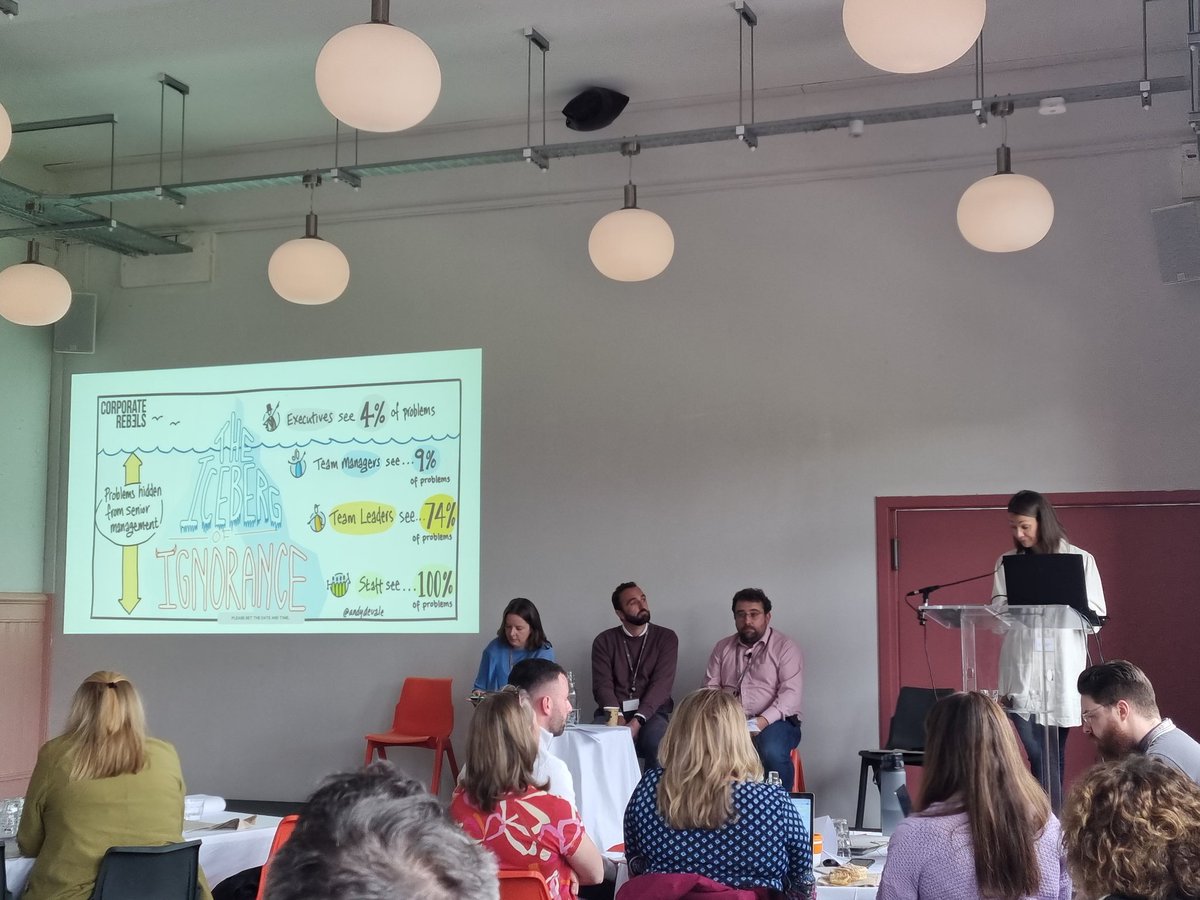 emfly's tweet photo. Brilliant to see Gael @Firstport in action @ceisgroup #CEISConf22 Sharing her work on helping to develop a future of work strategy - taking the team on a journey towards a progressive organisation led by #Trust https://t.co/ISLpP3HgE8