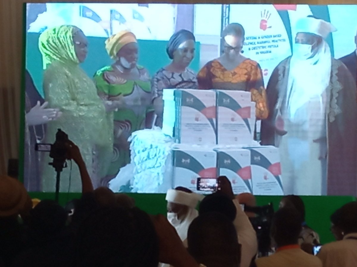 Launch of Landscape Analysis Report SGBV, Harmful Practices and Obstetrics Fistula in Nigeria at Aso Villa