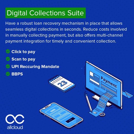 Allcloudhyd's tweet photo. AutoCloud enables lenders to streamline their collections efforts, improve operational efficiency and minimize risk by identifying non-performing assets, automating communications, digitizing collections, and quick reporting. 
#loanmanagementsystem https://t.co/6VUv69q0pK