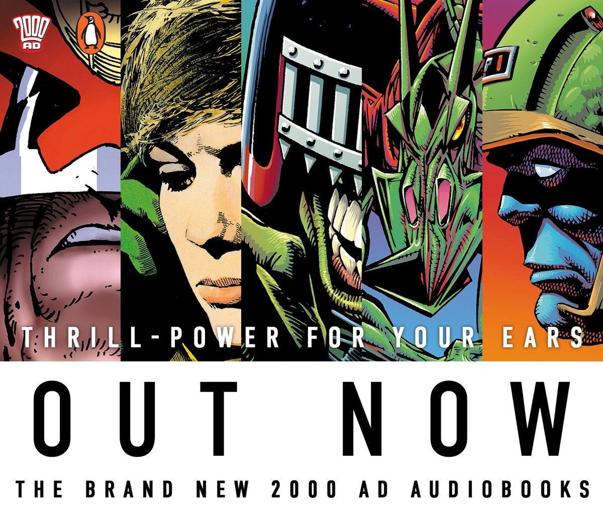 2000AD's tweet photo. Featuring the voices of @serafinowicz @AmberRoseRevah Adam Basil, Chuku Modu @colinsalmon24 &amp; Keith Allen, the new audio adaptations of classic 2000 AD stories are out now – Judge Dredd, Judge Anderson, Nemesis, Rogue Trooper &amp; Judge Death!

Buy now ➡️ https://t.co/0FN2CjEBlD https://t.co/QGPo9jue5U