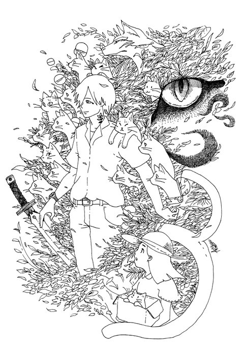 #作品を載せて自分の作品を知ってもらおう #イラスト #絵柄が好みって人にフォローされたい 
ボールペンで線画を描いてiPadで着彩してます。
まだ出会えてない方にRTして届けてもらえたら嬉しいです。 