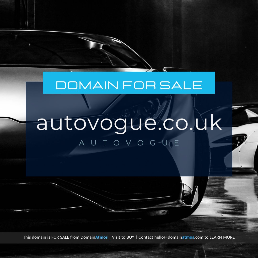DomainAtmos's tweet photo. π https://t.co/jvnQpKWPqF π¨βπ§
π·οΈ Domain for Sale
_____________________
β Visit link to BUY NOW!
π³ PAY UP option available
π¬ Reach out to LEARN MORE
#autovogue #cardealer #detailer #caraudio #vehiclewraps #classiccars #mechanic #accidentrepair #UKbusiness #UKstartup #smeUK https://t.co/qID9kgZEDA
