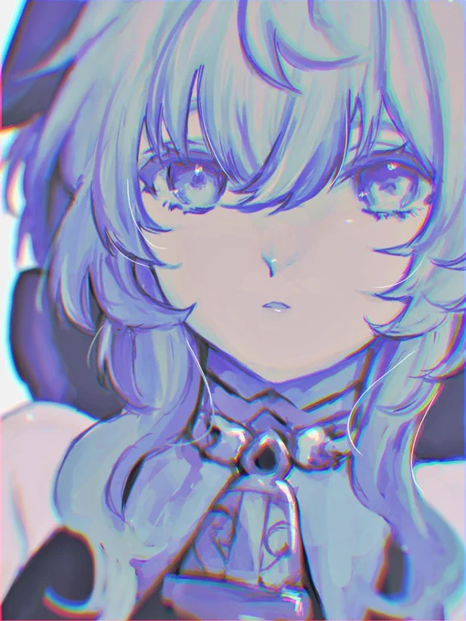 今まで描いたら中で1番好きな甘雨ちゃん 