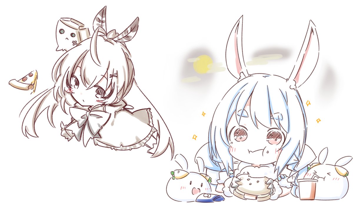 兎田ぺこら 「」|ラズライト / Lazuriteのイラスト