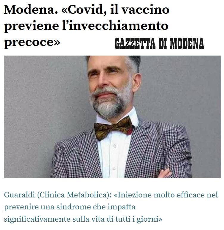 Infatti, lo previene talmente tanto che muori prima di invecchiare