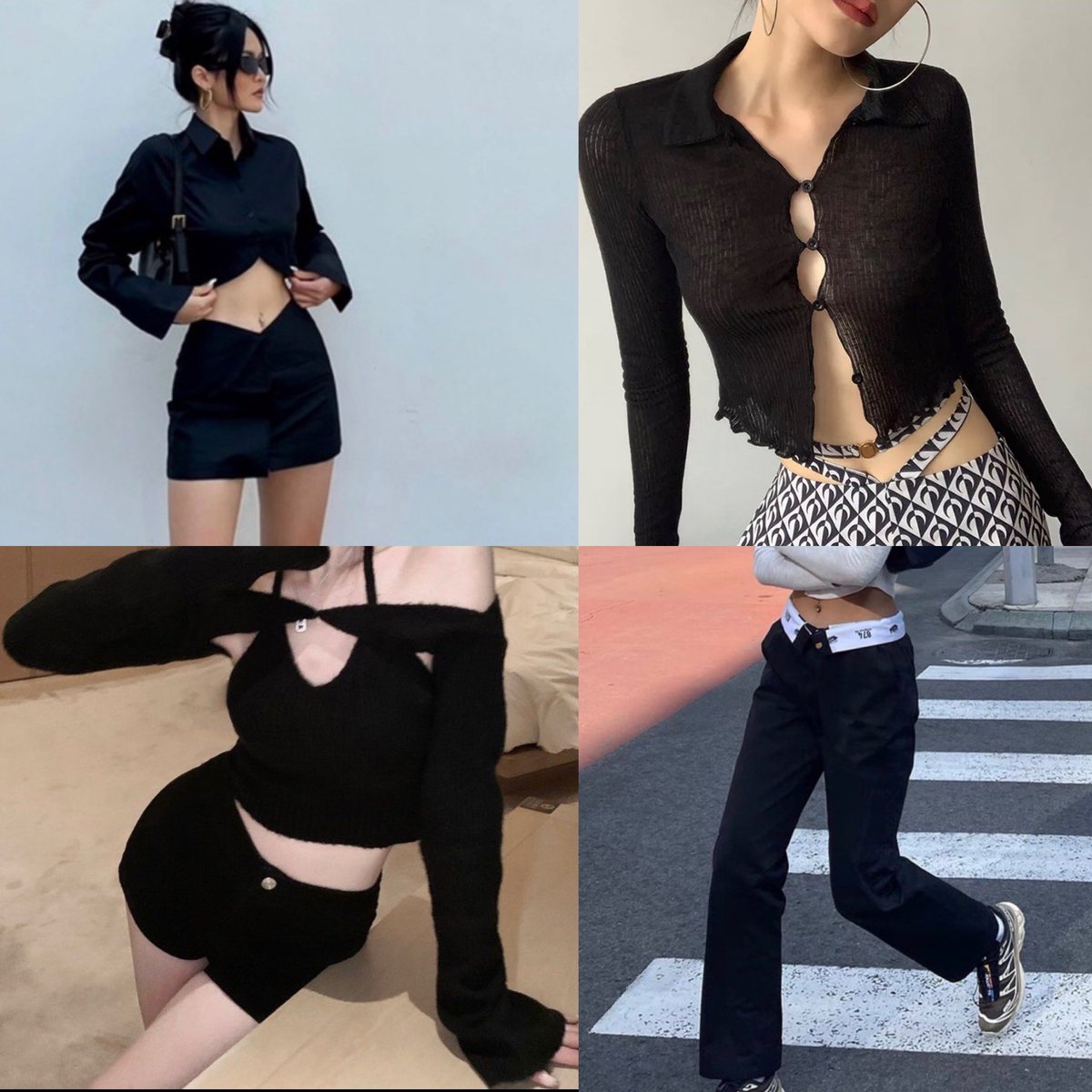 A Thread - ส่องเสื้อผ้าสไตล์ Y2K เสื้อครอป ชิคๆเก๋ๆ สาวฝอ สาวแซ่บห้ามพลาด ◞🌑🔗