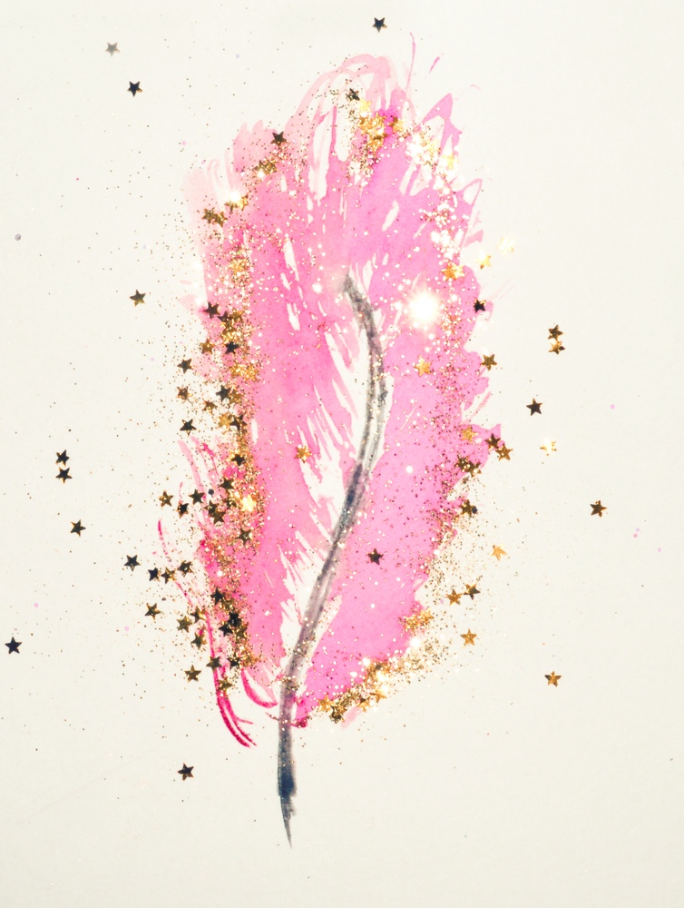 PsychicPages's tweet photo. #MagicFeather in the colour pink, representing self-love 💕 https://t.co/M8m6uAj4ey