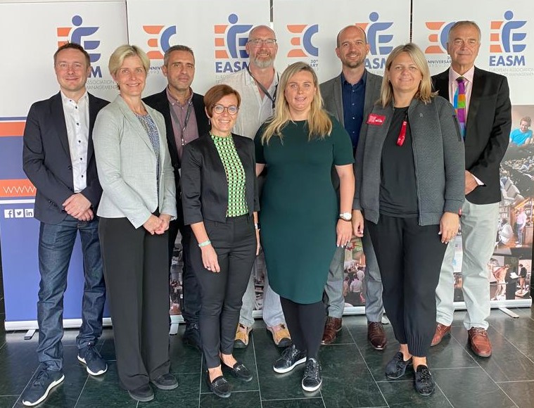 EASM (@easmboard) on Twitter photo Congratulations to the elected EASM Board members for the period of 2022-2025:
President: Vassil Girginov
Vice-President: Karin Book
Treasurer: Aila Ahonen
General Directors: Kostas Alexandris, Thomas Junod, Jacqueline Müller, Tim Ströbel, Irena Valantine
<a href="/2022Easm/">EASM_2022_Innsbruck</a> Congratulations to the elected EASM Board members for the period of 2022-2025:
President: Vassil Girginov
Vice-President: Karin Book
Treasurer: Aila Ahonen
General Directors: Kostas Alexandris, Thomas Junod, Jacqueline Müller, Tim Ströbel, Irena Valantine
<a href="/2022Easm/">EASM_2022_Innsbruck</a>