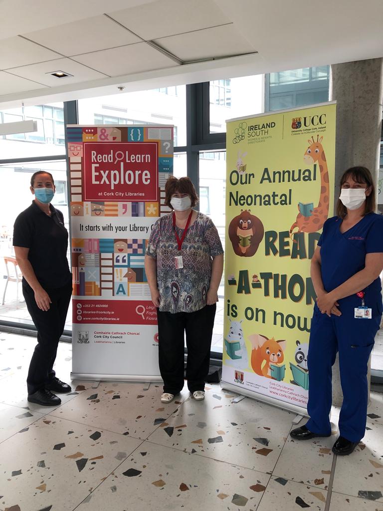 corkcitylibrary's tweet photo. Bishopstown Library is proudly supporting the Neonatal Unit at Cork University Maternity Hospital with their annual Read-A-Thon.
This is an international NIDCAP event to promote positive development for infants in the Neonatal Unit.
#CorkCityLibraries #BishopstownLibrary https://t.co/oeM0WyDtJ2