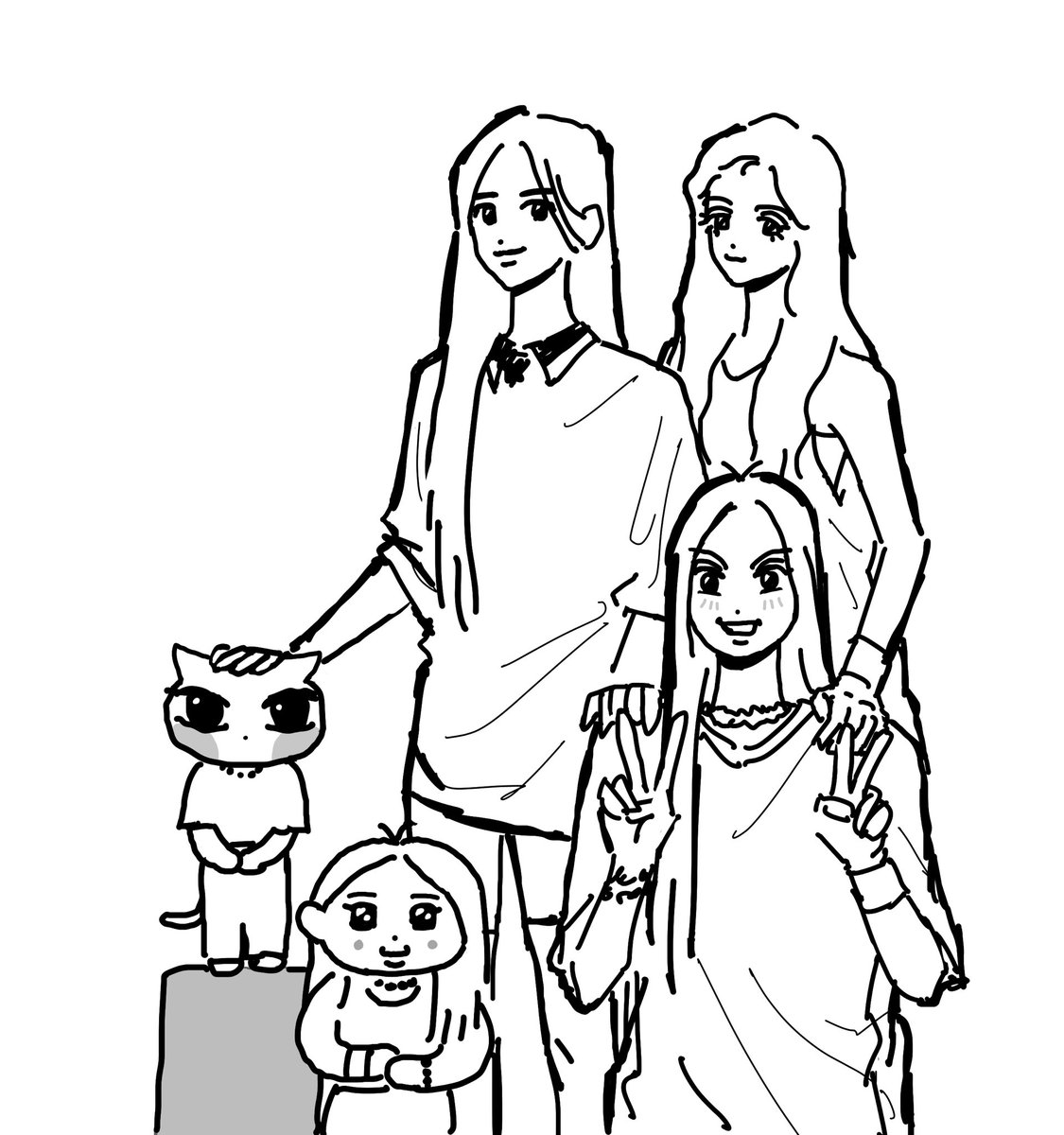 ffffcc0's tweet photo. 가족사진 https://t.co/OcQTpVgynq