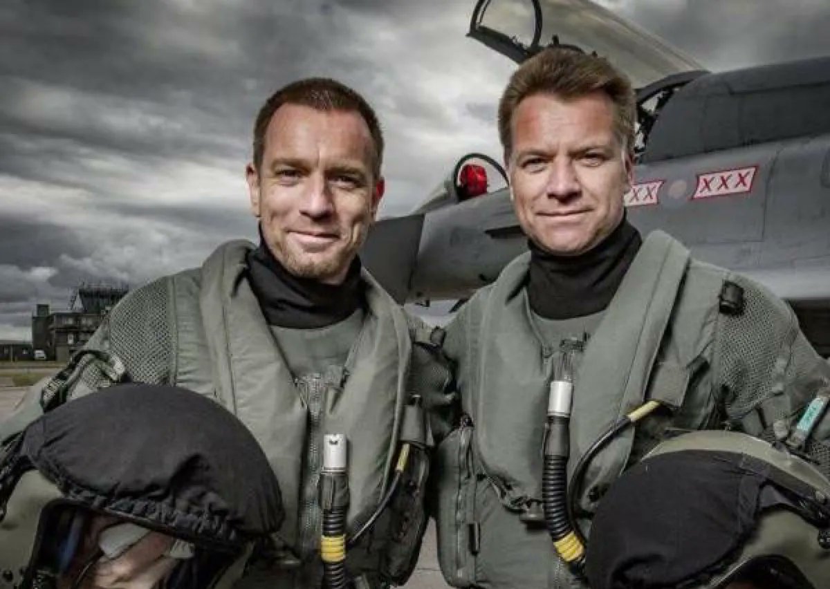 The fact that Ewan McGregor’s brother, Colin McGregor is a pilot in the Royal Air Force and his aviator nickname is “Obi-Two” is my new favorite bit of knowledge.