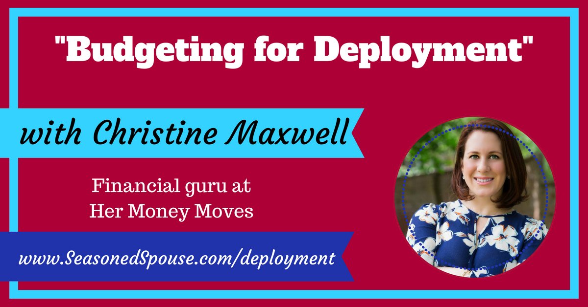 SeasonedSpouse's tweet photo. Deployments affect the household budget, and not always in good ways.
In the Deployment Masterclass, Christine of @HerMoneyMoves shares tips and tricks to be financially ready for deployment. Learn more:
https://t.co/of9x6qnhCj
#ThisisDeployment #milso #milspouse #makeabudget https://t.co/8eZReZvVZz