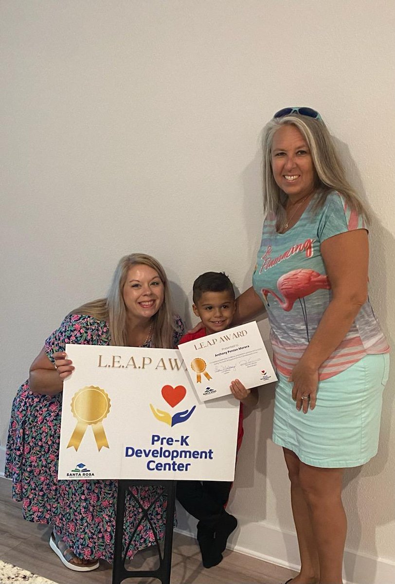 It's WINNING WEDNESDAY! Congratulations to Anthony for being selected as the Pre-K Development Center's LEAP Award recipient for August. Anthony displays leadership, excellence, purpose and success. Let's hear it for Anthony! #togetherwewin #srcds1stchoice #bestchoice