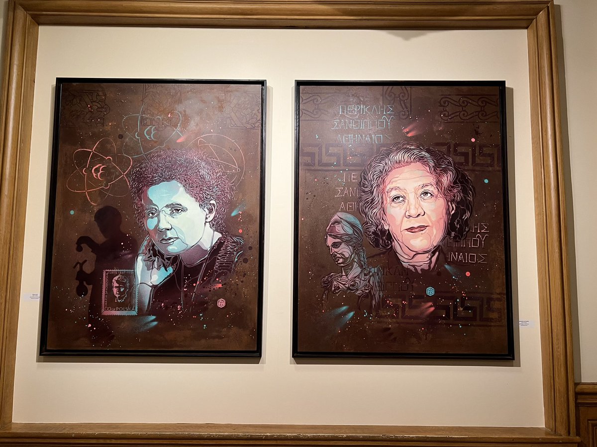 church_lang's tweet image. What a lecture room! What a poster hall! AND a gallery of famous scientists (who happen to be amazing women). Sorbonne, you’re crushing it! 😍 #Flux2022