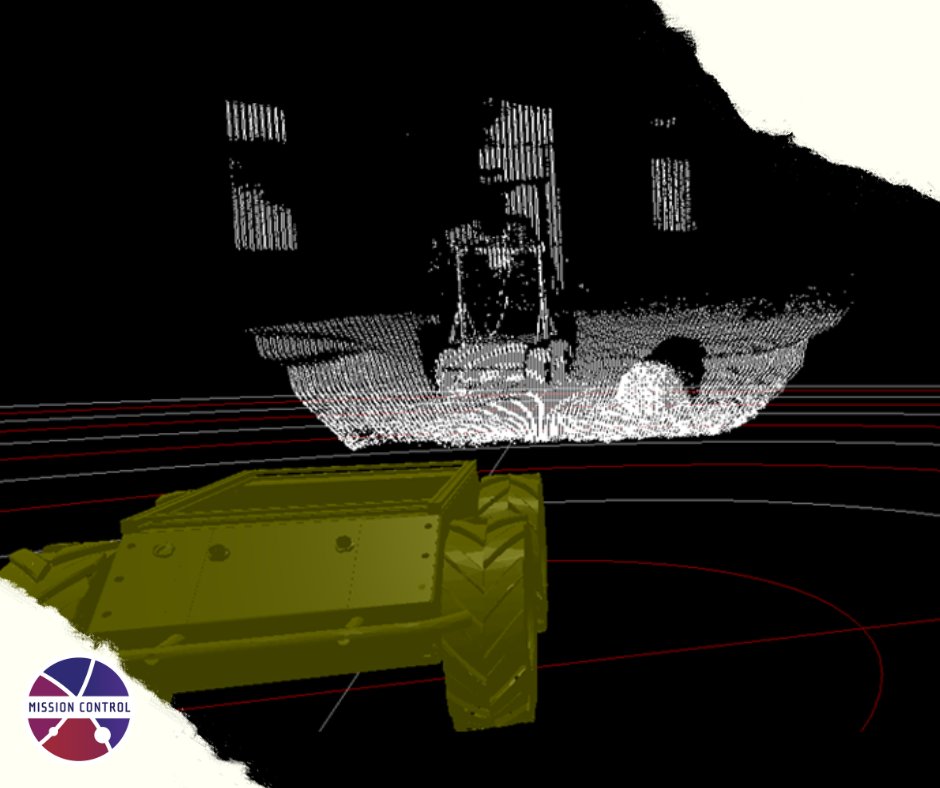 MissionCtrlSS's tweet photo. Using the LIDAR provided by
@MDA_space , we are able to navigate obstacles in poorly illuminated areas. This will be a super useful tool at the #SpaceResourcesChallenge later this week! Stay tuned! https://t.co/dbbd1EqNc3