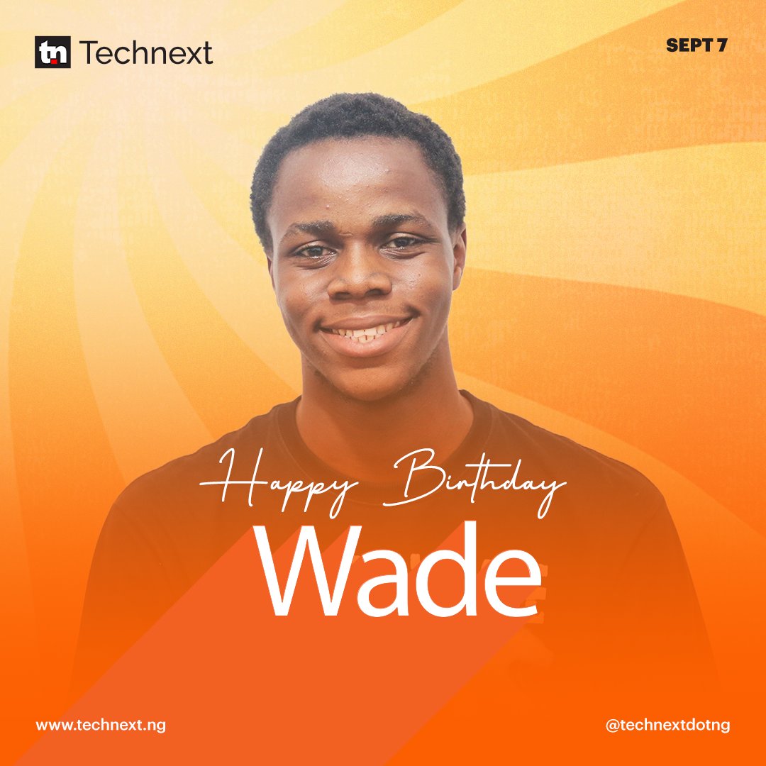 technextdotng's tweet image. Cheers to new beginnings on your birthday! May this year be the best of your life, until the next one.
Happy birthday Wade๐
#Birthdayboy #Wearetechnext #Peopleoftechnext