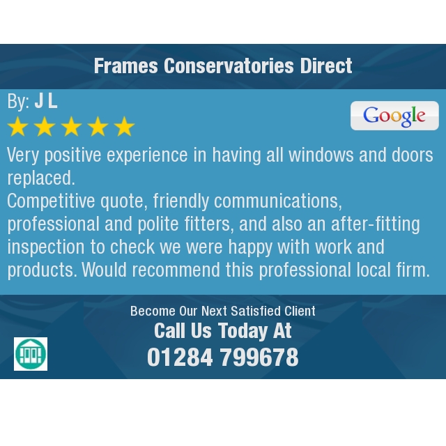 5 Star: J L. "Very positive experience in having all windows and doors replaced.
Competitive quote, friendly..." bit.ly/3wyQ7wB