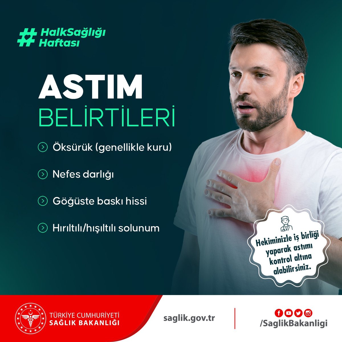 ASTIM NEDİR?
Bilgi edinmek için bit.ly/3KDYEad linkinde yer alan broşürü inceleyebilirsiniz.
#HalkSağlığıHaftası
#KronikHastalıkTakibi