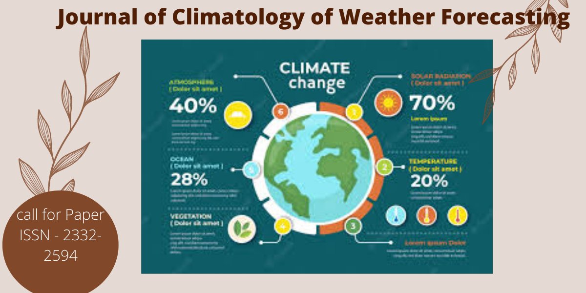 #Climatology &amp; #Weather Forecasting is an open-access journal all the article are peer-reviewed by eminent people in the field. Journal strives to publish and get a worthy impact factor by quick visibility through its open access guiding principle for world-class #researchClimate