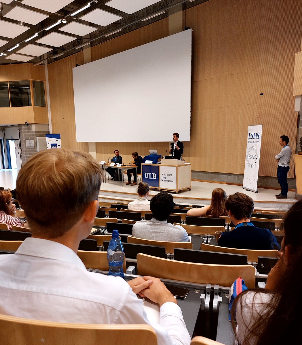 Great way to begin <a href="/ESHSBrussels22/">ESHS Brussels 2022</a> with <a href="/ThomasDermine/">Thomas Dermine</a> and the acknowledgment of #scicomm to the benefit of science and politics #ESHS2022 #histsci #histSTM
