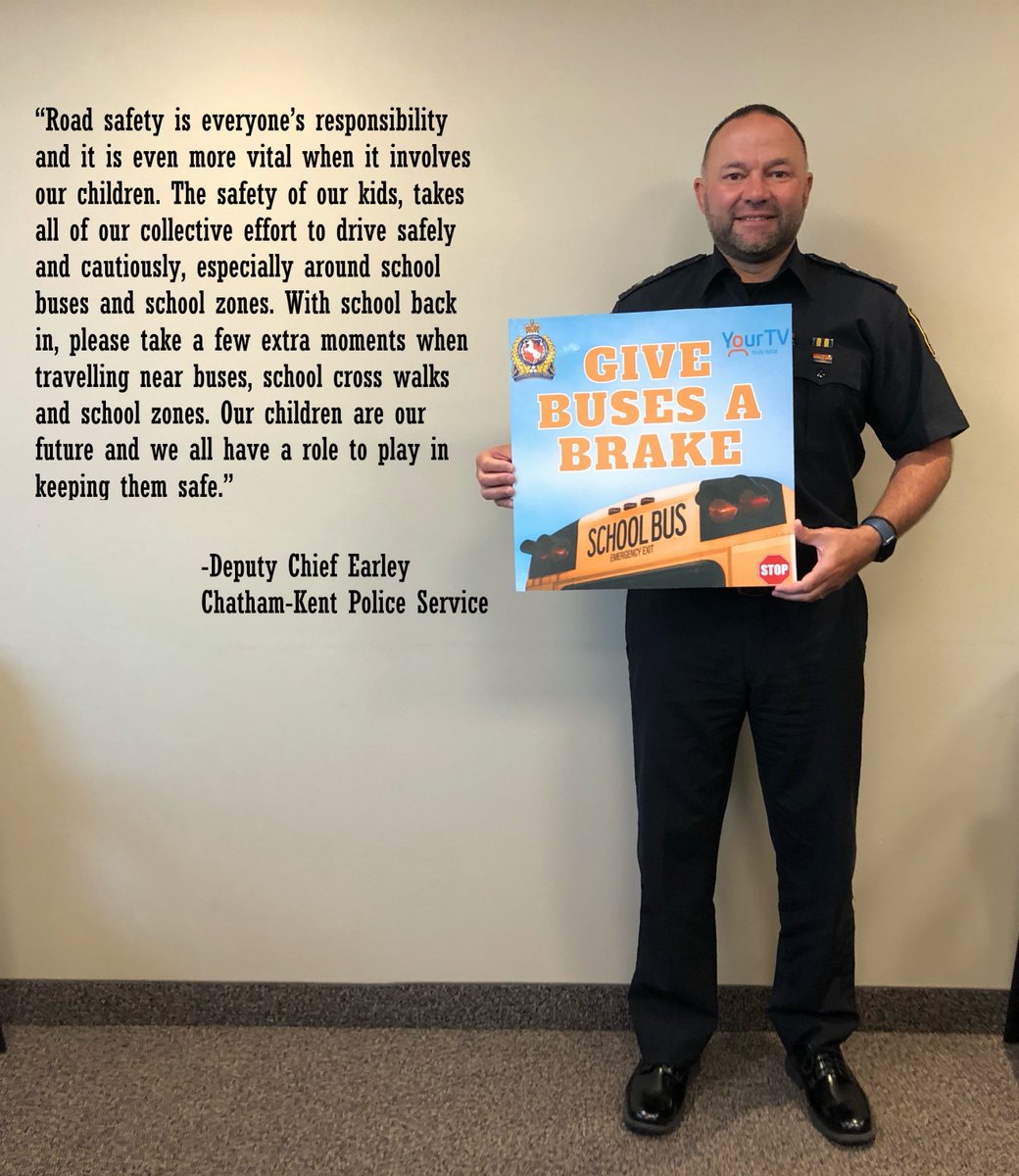 Give Buses a Brake - Be cautious, be aware.